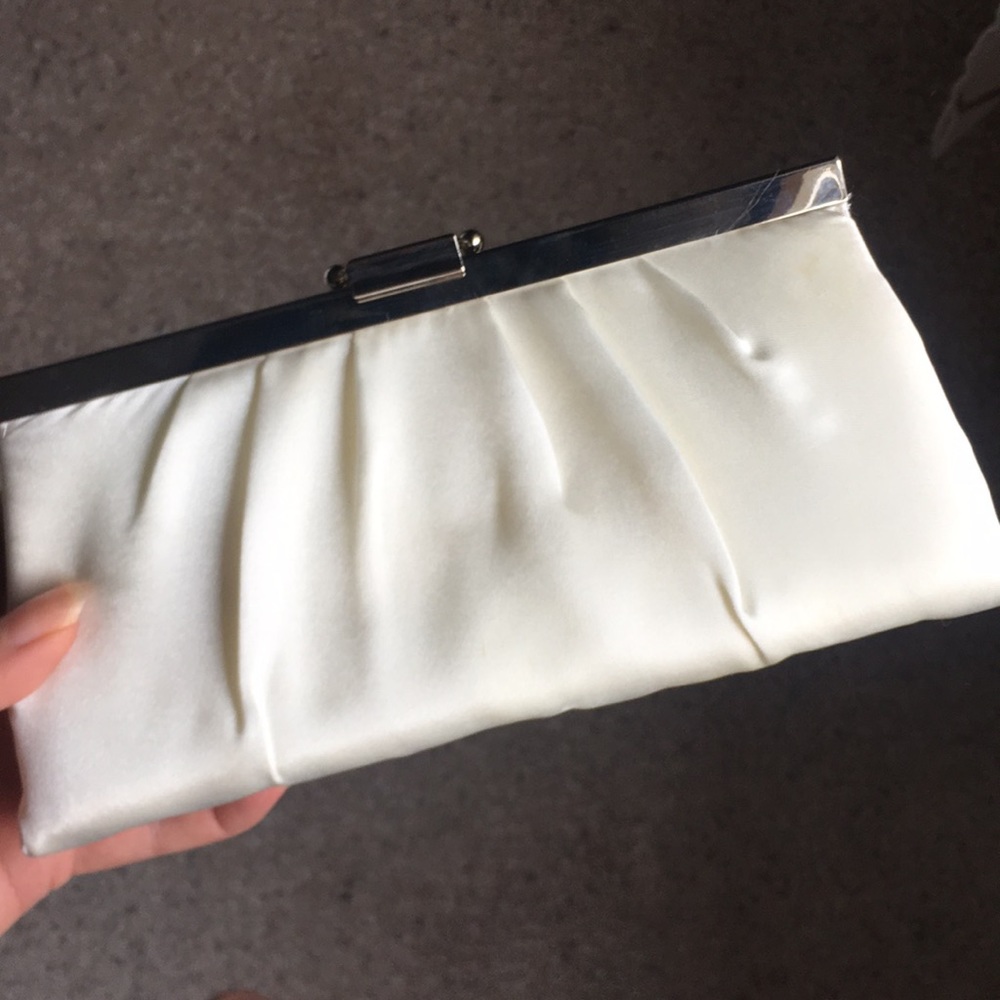 Satin Jessica McClintock clutch